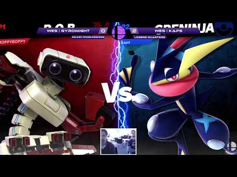 WeS | Gyromight! (ROB) vs WeS | Kaps (Greninja) - Smash Homelessness - Losers Quarters