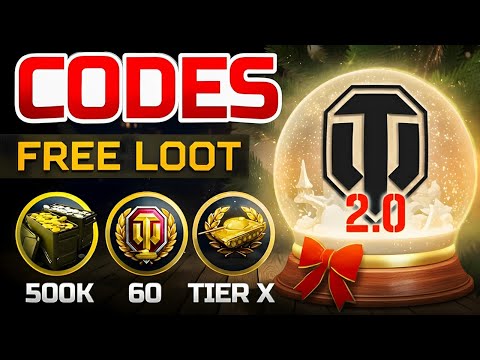 New Year GIFTS in WoT 2.0🎅Bonus Codes World of Tanks🎄2026