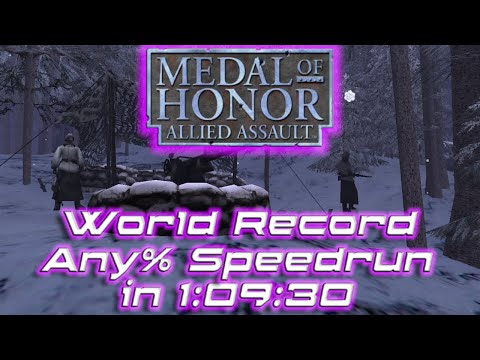 [World Record] Medal of Honor: Allied Assault Any% Speedrun in 1:09:30