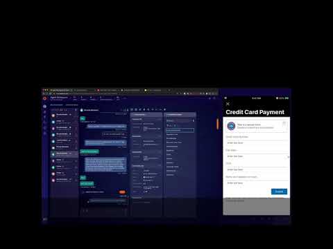 LivePerson demo of Secure Forms in action