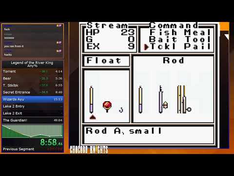 Legend of the River King - Any% Speedrun (39:51).