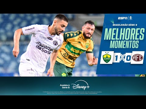 Gols e lances de Cuiabá x Ferroviária-SP