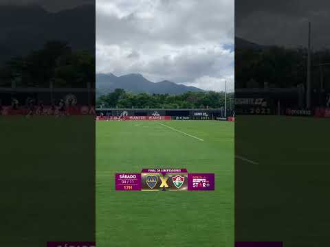 BRASILEIROS APOIANDO O BOCA EM TREINO ANTES DA FINAL DA LIBERTA #shorts