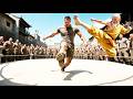 2025 Kung Fu Duel A Japanese Samurai Mocks Chinese Kung Fu But A Shaolin Disciple Kicks Him Flying