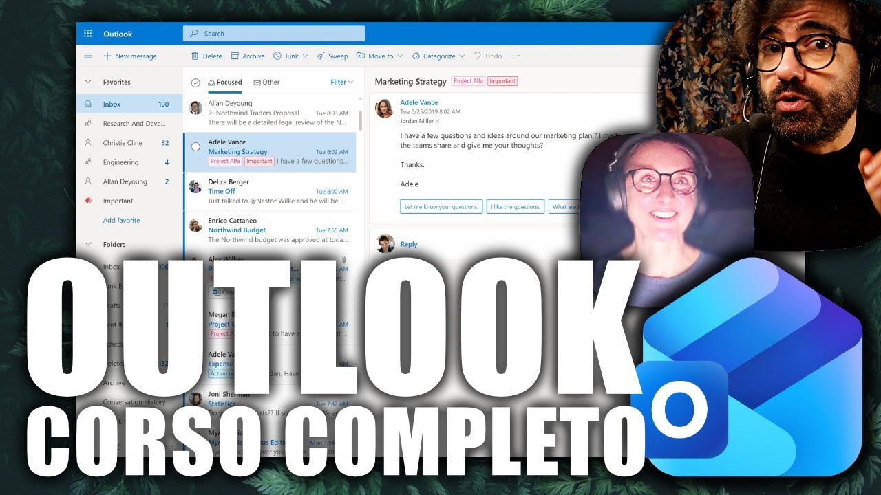 Usa OUTLOOK come un NINJA 🥷 CORSO COMPLETO per usarlo da VERI PROFESSIONISTI