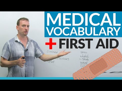 Learn First Aid Vocabulary in English – It could save your life!