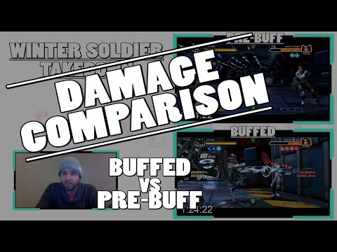 Vulture Damage Comparison | ROL Winter Soldier | Rank 2 6 Star Vulture | Marvel Contest of Champions