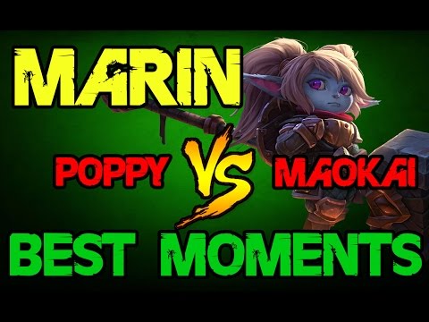 LGD MaRin as Poppy vs Maokai | BEST MOMENTS