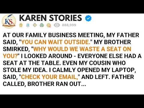 I Was Banned From Family's Business Meeting - Then I Sent One Email That Changed Everything