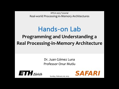 Hands-on Lab: Programming and Understanding a Real Processing-in-Memory Architecture