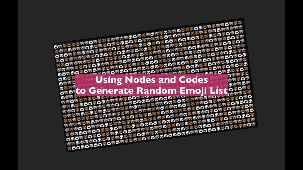 BSLIVE Using Node and Code to Generate Random Emoji