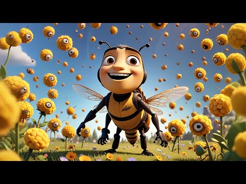 Benny Bee Finds a Flower | Nature Song for Kids | Nursery Rhymes and Baby Learning Songs