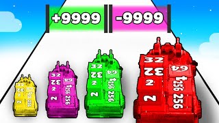 Upgrading Cars To MAX LEVEL FIREPOWER! - Car Rush 2048