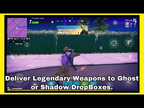 Deliver Legendary Weapons to Ghost or Shadow DropBoxes.
