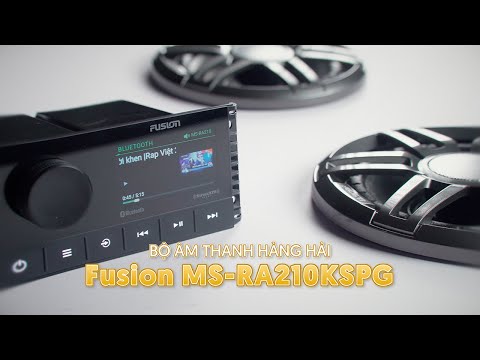 Review Bộ Âm Thanh Hàng Hải Fusion MS-RA210KSPG – Đỉnh Cao Giải Trí Trên Du Thuyền!
