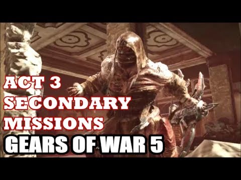 Gears of War 5 - Act 3 Side Missions Story Parts (Cutscenes & In-Game Dialogue)