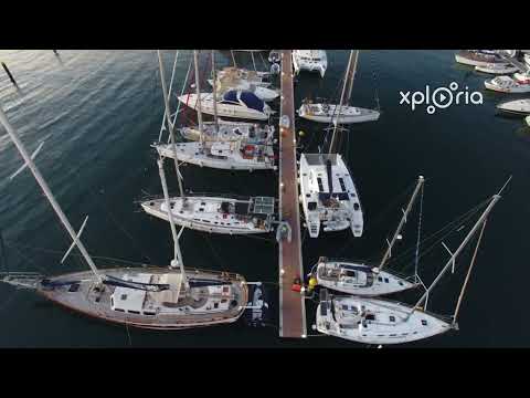 Marina San Miguel Amarilla Marina, Tenerife, Canary Islands, Spain 2018.02 aerial video