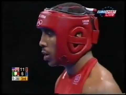 2004 Athens Olympics  81kg Light Heavyweight Bout Andre Ward(USA) vs Clemente Russo (ITA)