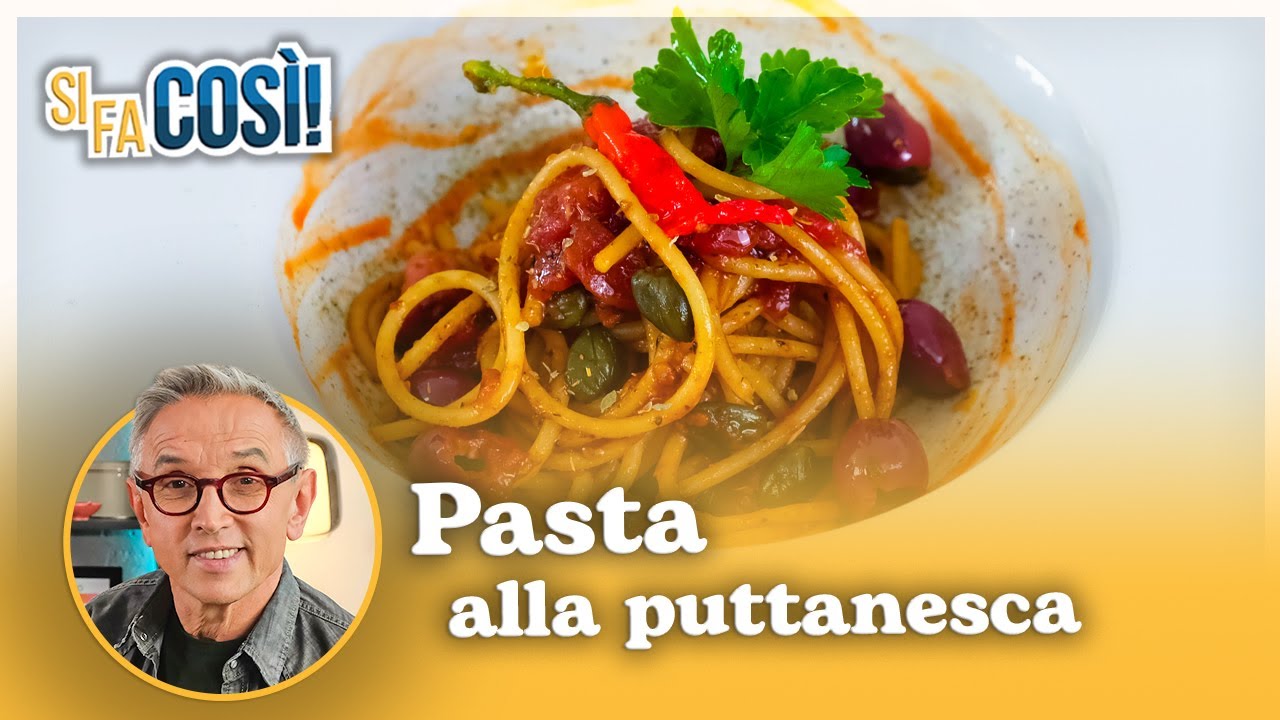 Pasta alla puttanesca - Si fa così | Chef BRUNO BARBIERI