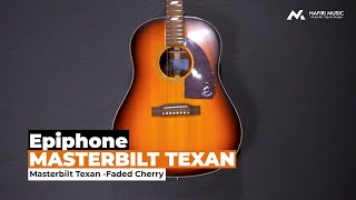 Video thumbnail for Epiphone Masterbilt Texan in Faded Cherry by Nafiri Music Jakarta