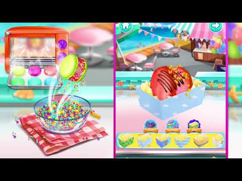 Unicorn Ice Cream Sundae - Ice Video