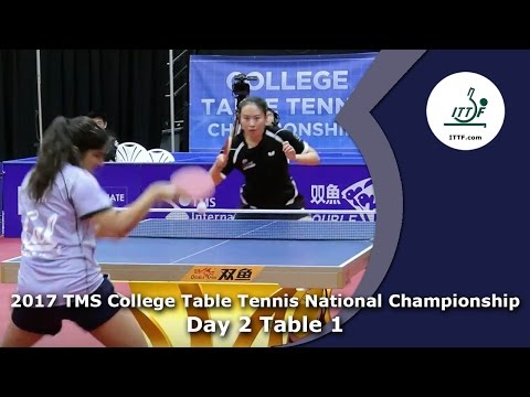 2017 TMS College Table Tennis National Championships (Table 1) - Day 2