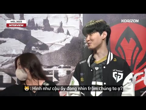MC Phỏng vấn GEN CHOVY Sau trận đấu [vietsub] MSI 2023