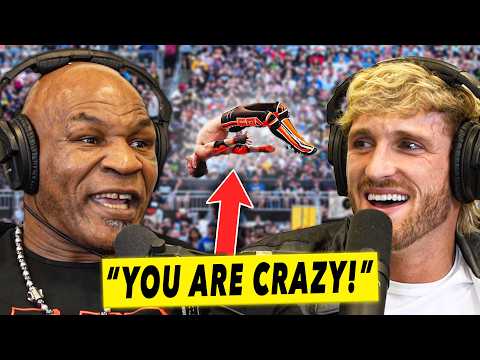 "Crazy Motherf**kers" - Mike Tyson Tells Logan Paul He's SCARED of WWE