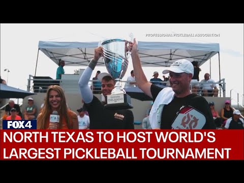 The world's largest pickleball tournament is coming to Farmers Branch
