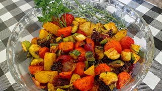 Legumes Assados na Air Fryer