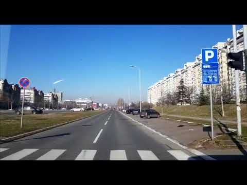 Linija 70 Robna kuca “IKEA” - Bezanijska kosa time lapse Beograd