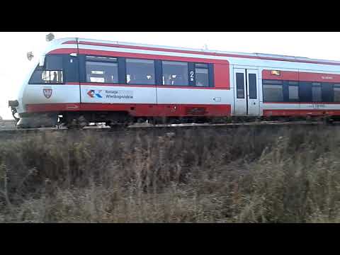 Pociąg szynobus kolei wielkopolskich