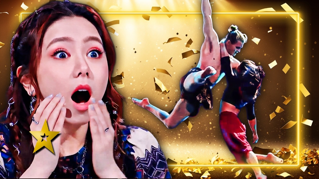 Aerial Duo Tell a POWERFUL Story & Win The GOLDEN BUZZER on China's Got Talent!
