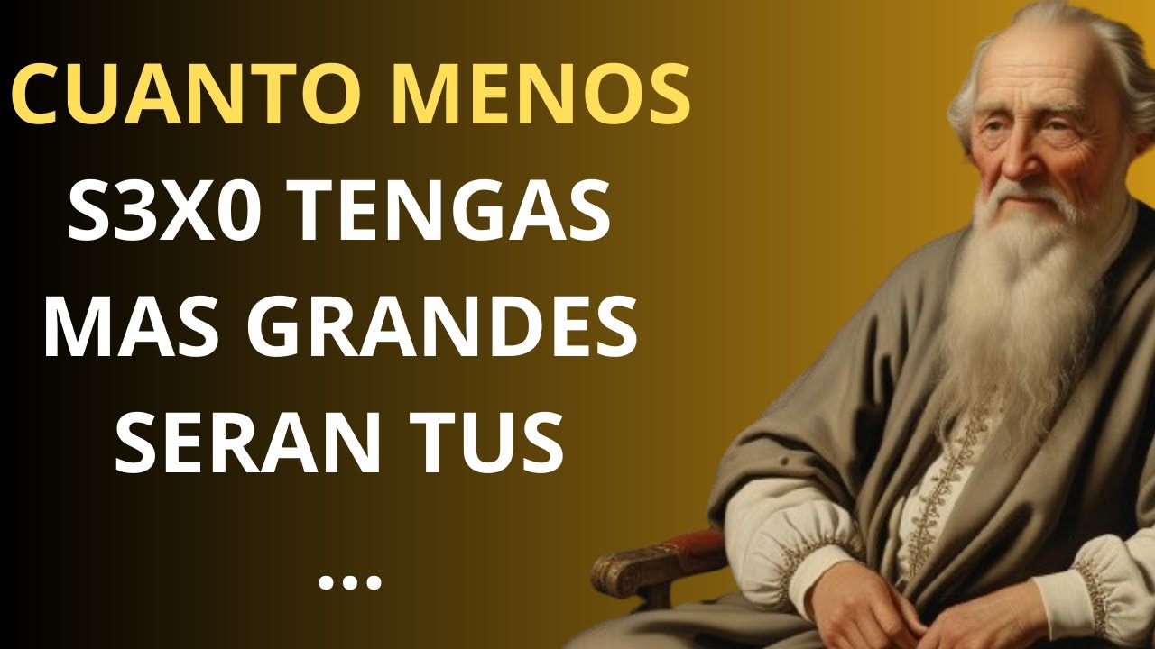 SINCERAS PALABRAS del ANCIANO SABIO CONSEJOS INCREÍBLEMENTE VALIOSAS