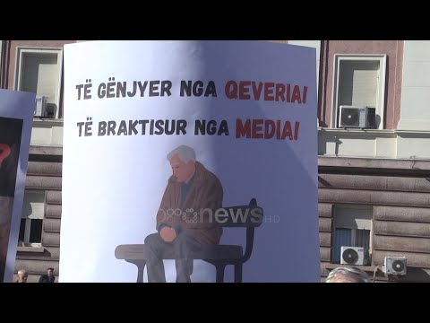 Pensionistët në protestë te Kryemministria:Rama nuk e njeh realitetin, mos i besoni këtij mashtruesi