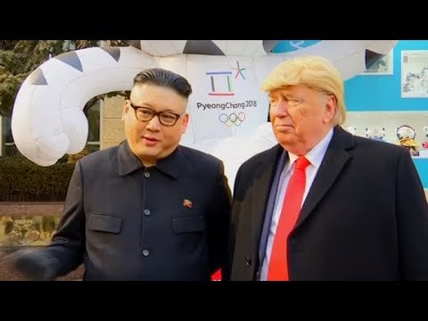 Trump & Kim Jong Un Impersonators Kicked Out Of Olympics Opening Ceremonies