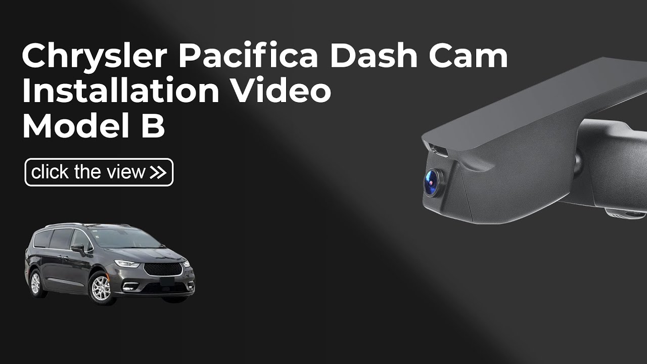  Mangoal Chrysler Pacifica Dash cam 021O(Model B) Installation
