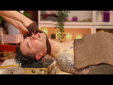 💆‍♂️(ASMR) 90 Minutes of Heaven: Head Spa & Full Body Relaxation – From Singing Bowls to Hot Stones