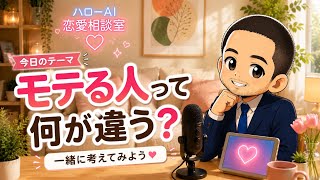ハローAI 恋愛相談室　「モテる人は何が違う？」
