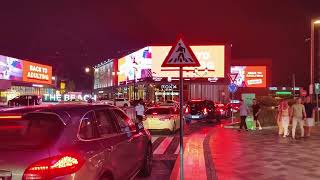 MARINA , AND JUMEIRA BEACH NIGHT VIEW ,DUBAI ,UAE