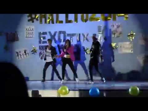 [141222] #Hashtag Hallyu : UCG's Hyoyeon with EXOTIX's Sehun and Kai