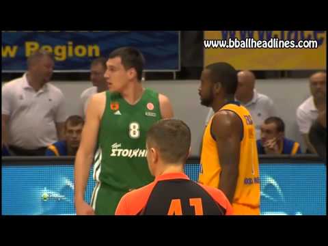 Jonas Maciulis has his fun with KC Rivers