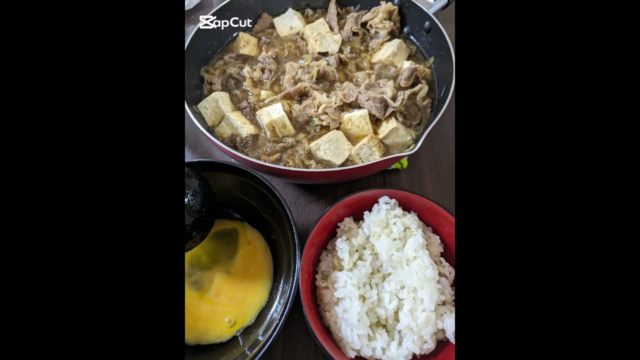 今晩のメニューはすき焼きでw