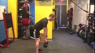 Kettle Bell Bent Over Row