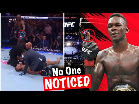 UNBELIEVABLE: Things That Many People Didn't NOTICE About Israel Adesanya vs Alex Pereira! UFC 287