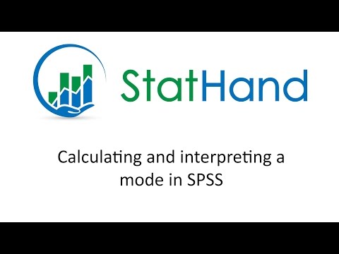 StatHand - Calculating and interpreting a mode in SPSS