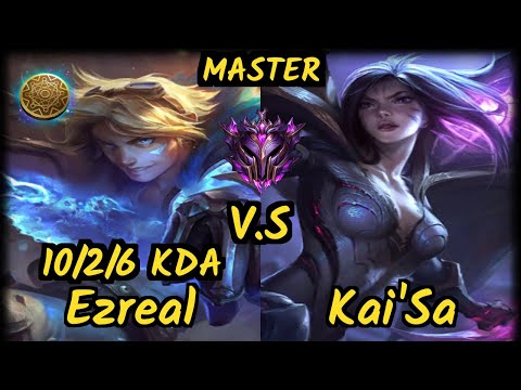 S04 Upset (EZREAL) vs KAI'SA - 10/2/6 KDA BOTTOM ADC GAMEPLAY - EUW Ranked MASTER