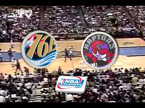 Philadelphia 76ers VS Toronto Raptors | 2001 Playoffs | Game 1