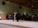  Mayra Galante  and  Silvio Grand  are  dancing  to  the  tango  "  Saludos  "