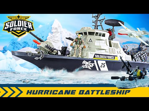 Soldier Force L&S Hurricane Battleship Playset